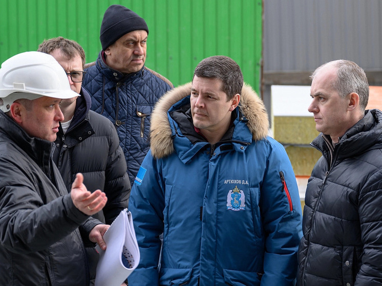 Дмитрий Артюхов проверил стройплощадки в Салехарде