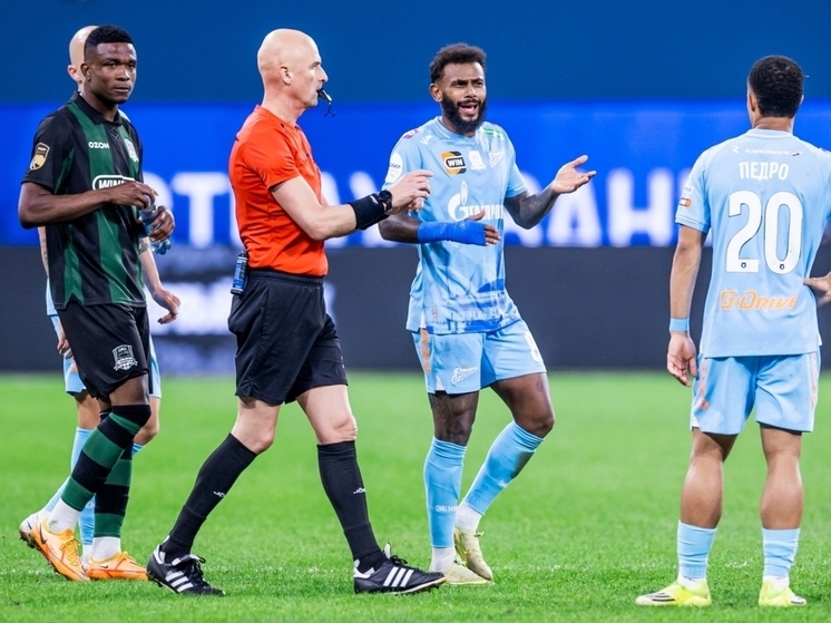 Красную карточку игрока «Зенита» Педро в матче с «Краснодаром» отменили