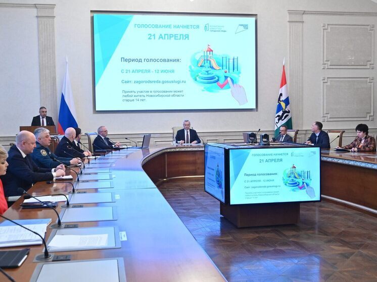 С 21 апреля в Новосибирской области стартует Всероссийское голосование за объекты благоустройства